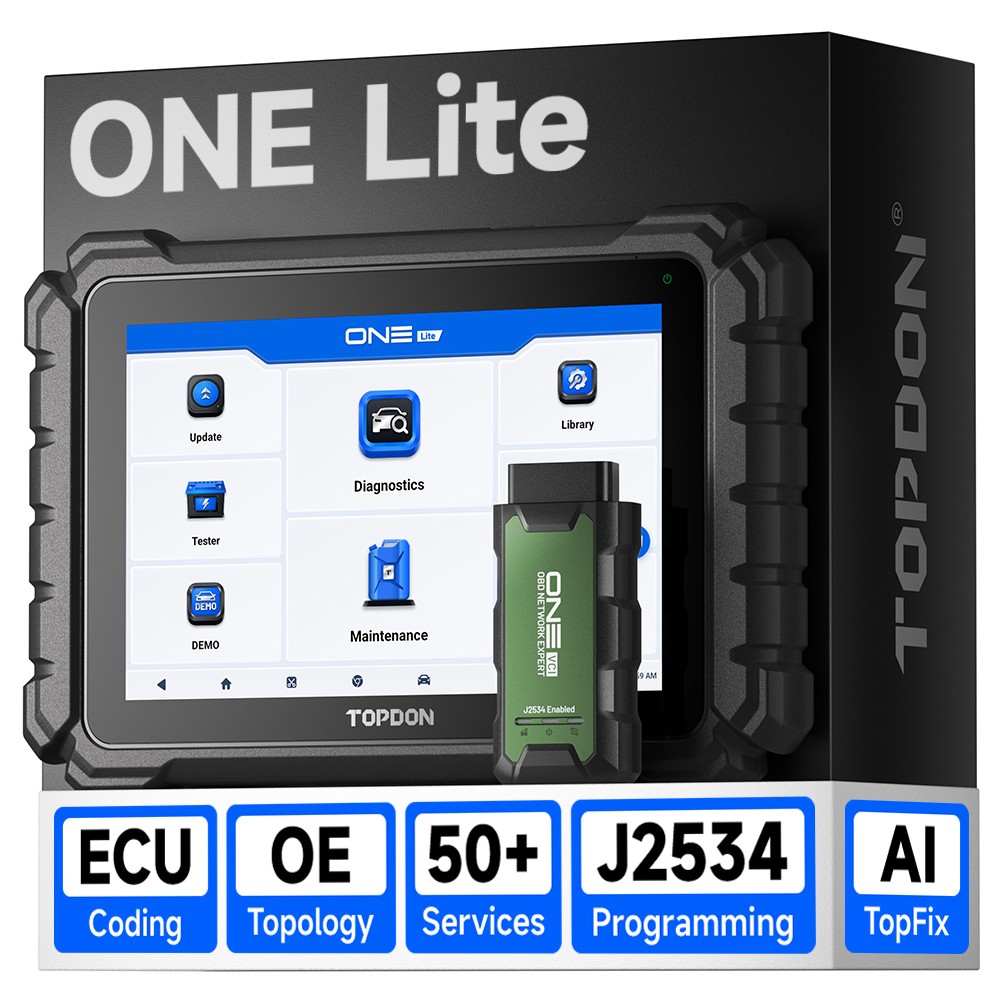 2026 TOPDON ONE Lite ECU Coding Professional Auto Diagnostic Scanner Tool CANFD