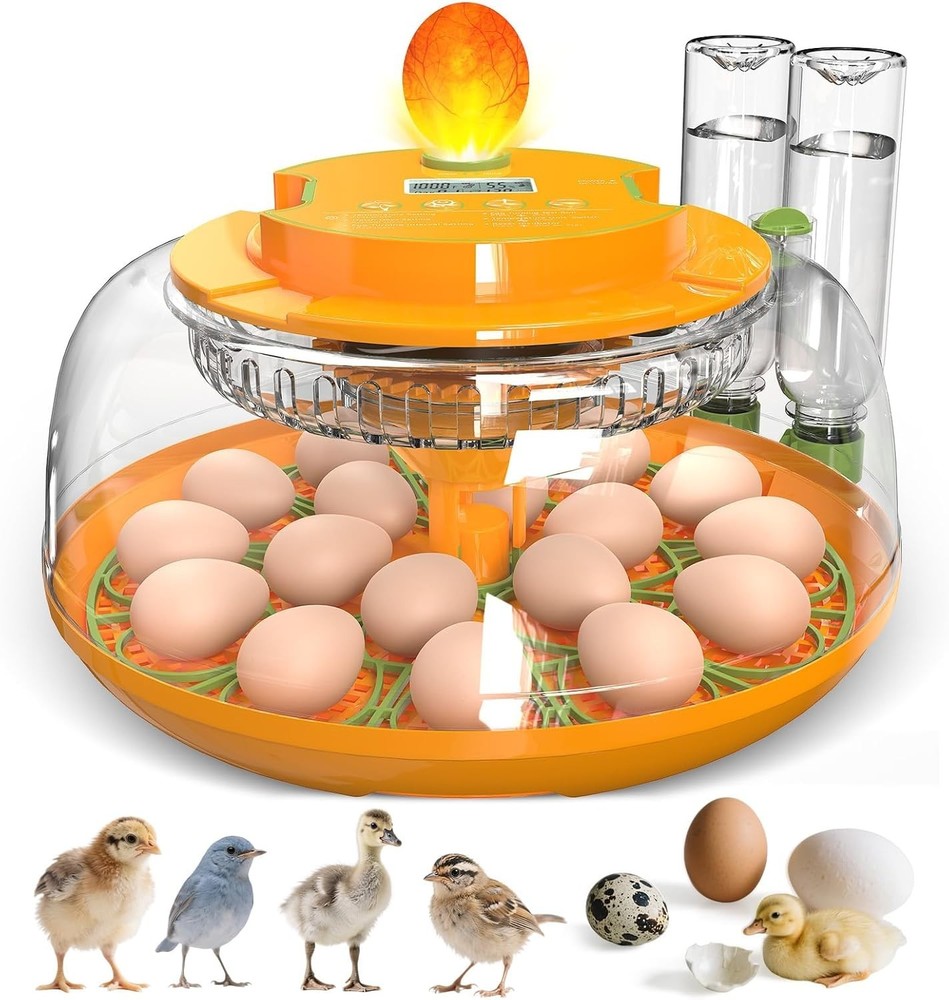 18 Egg Incubators for Hatching Eggs with Automatic Turning and Humidity Control