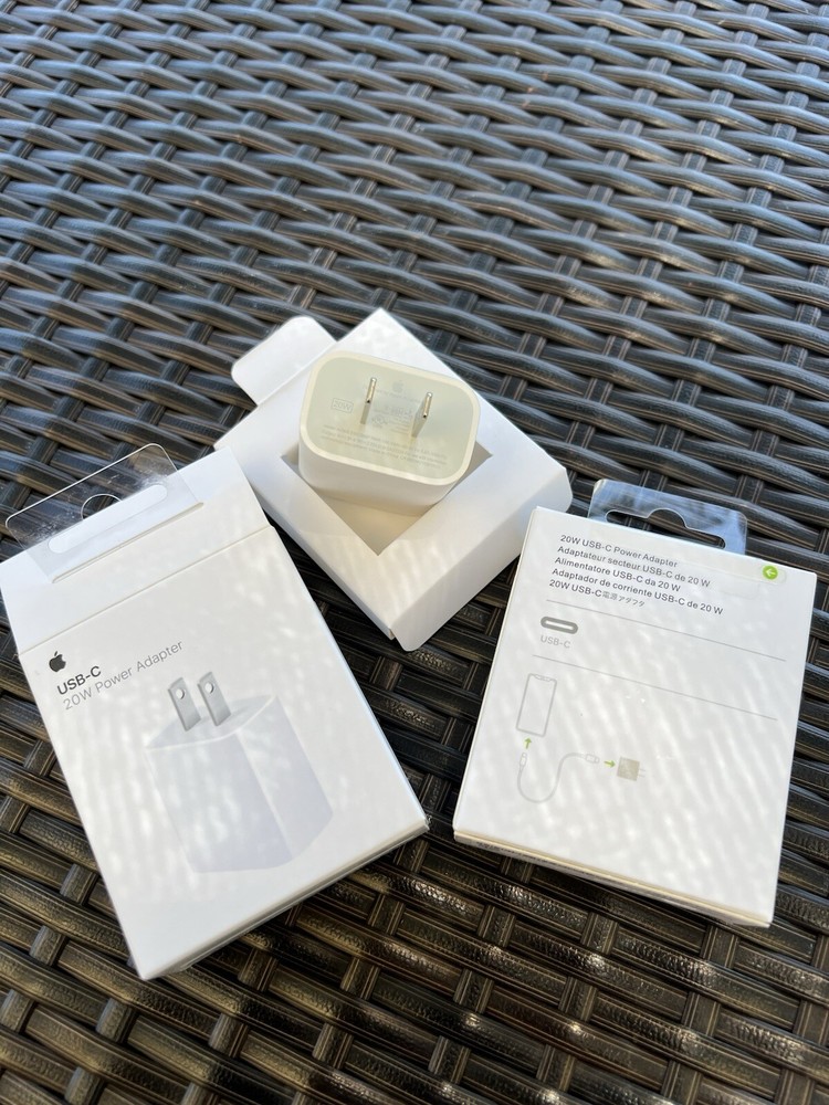 Adaptador de Corriente iPhne 20w USB-C Original 