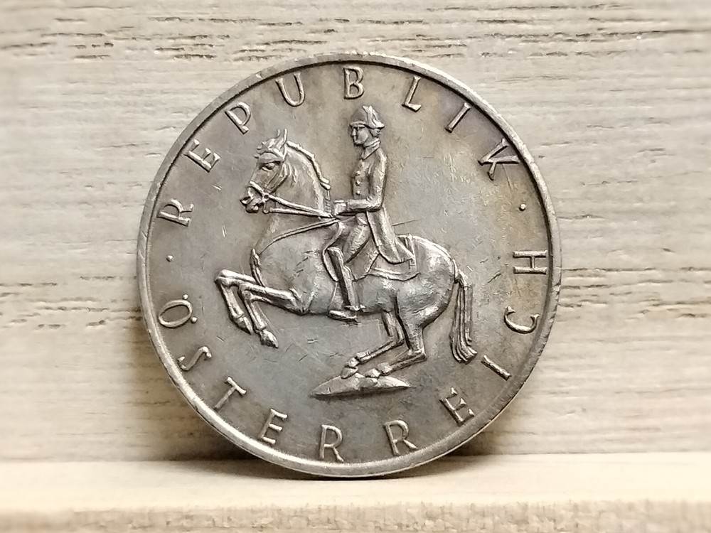 1969 5 Schilling Austria Silver Coin