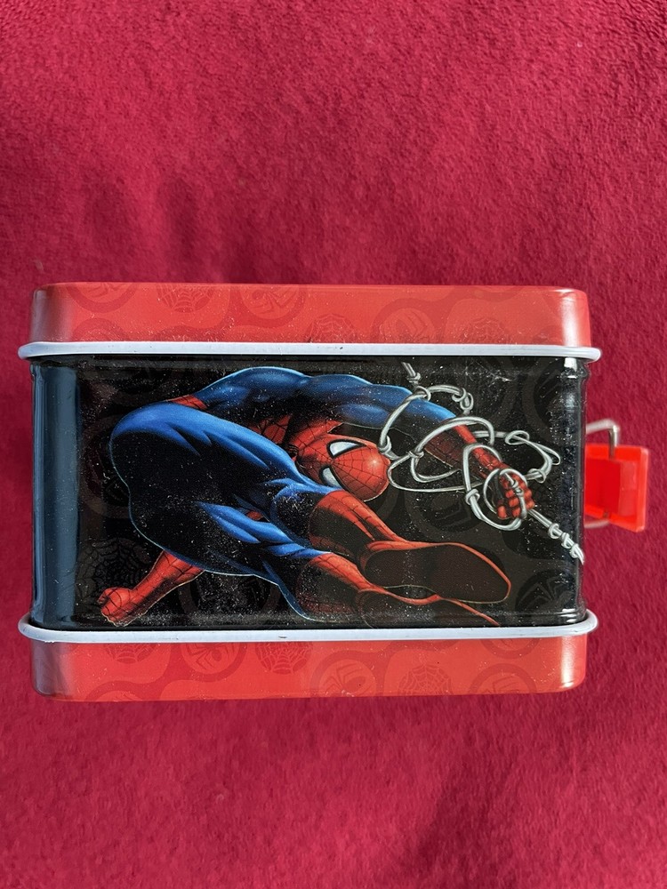 Amazing Spider-Man Mini Tin Mini Lunch Box Power Responsibility Marvel 2008