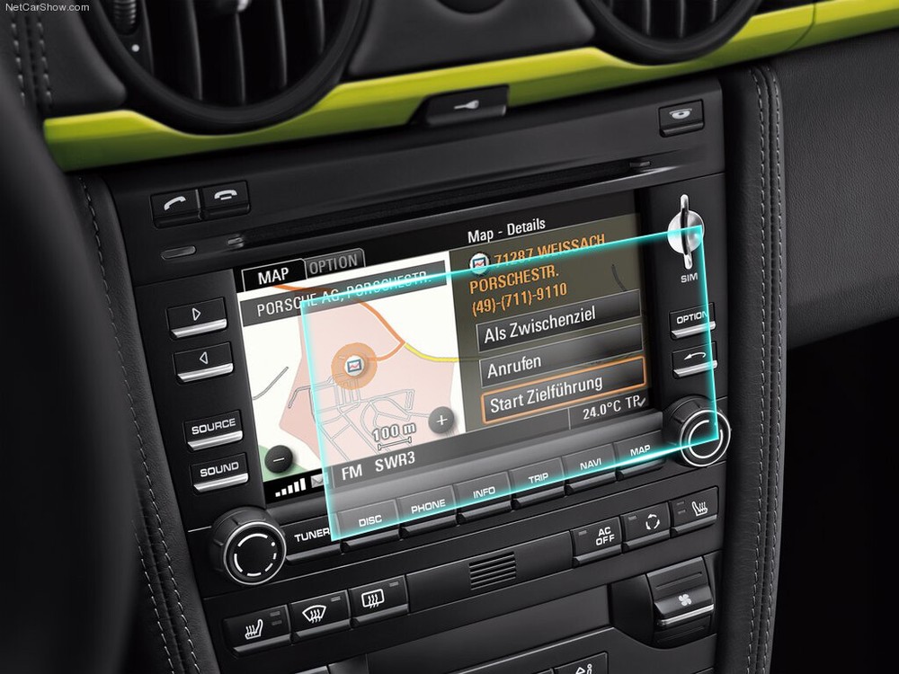 Crystal Clear Screen Protector for 2011 Porsche Cayman Vehicle Navigation