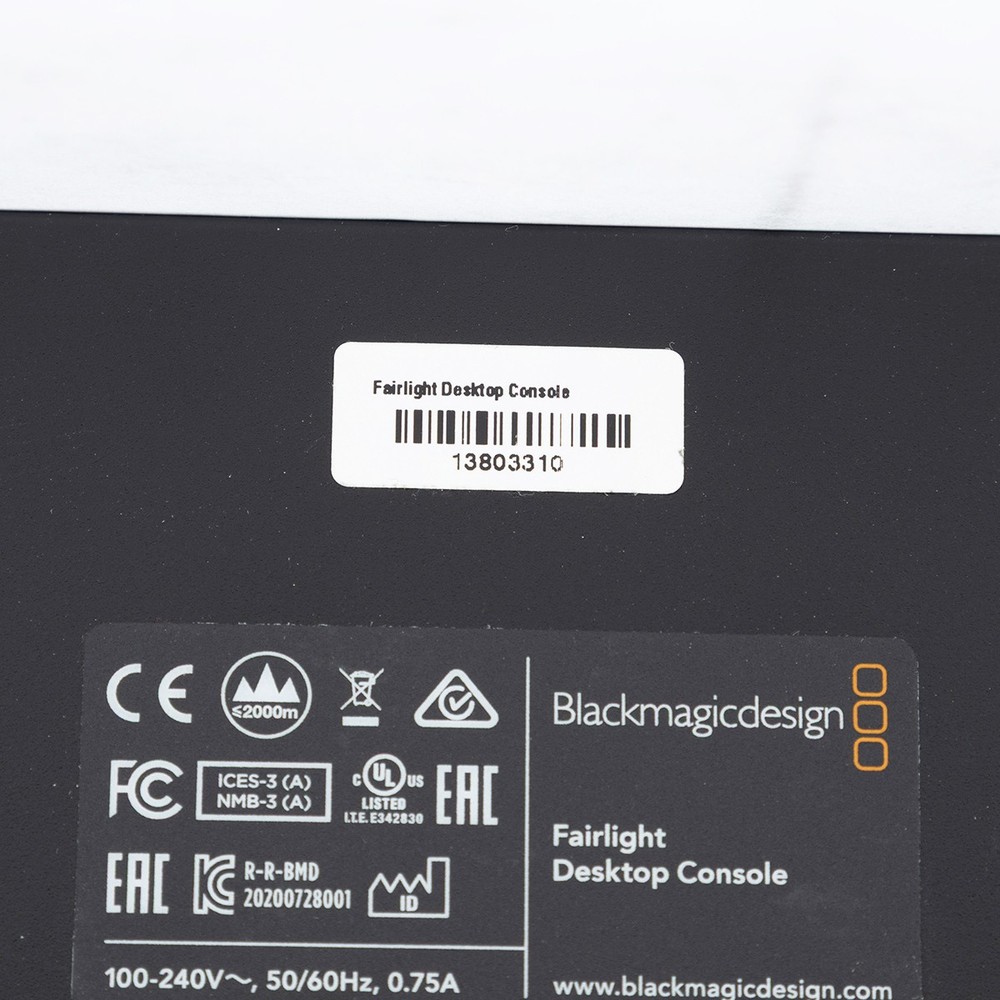Blackmagic Design Fairlight Desktop Console