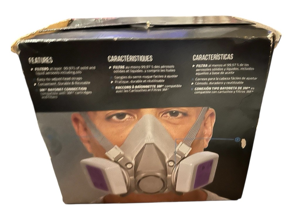 3M Hard Case Particulate Reusable Respirator, P100 Medium, BB 2/2029