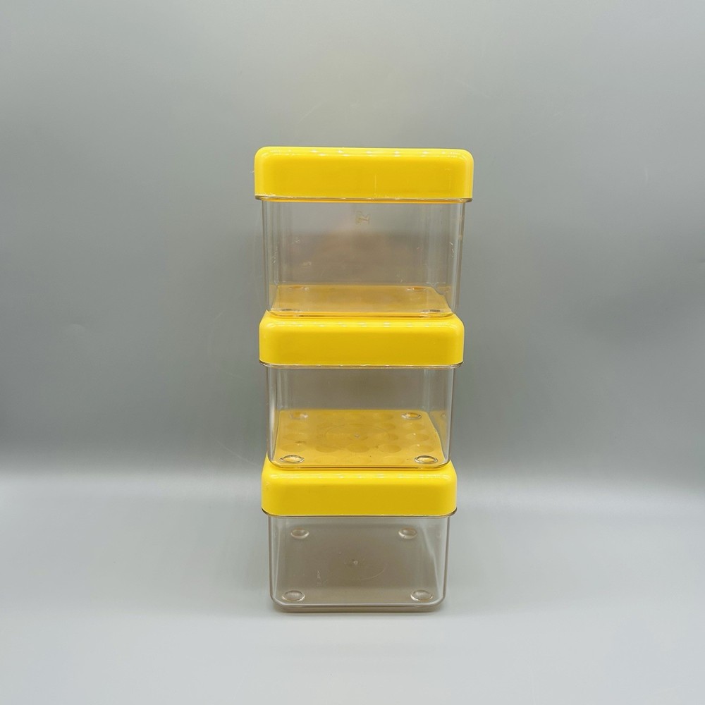 Vintage Danish Modern Stackable Organization Containers Set Of 3
