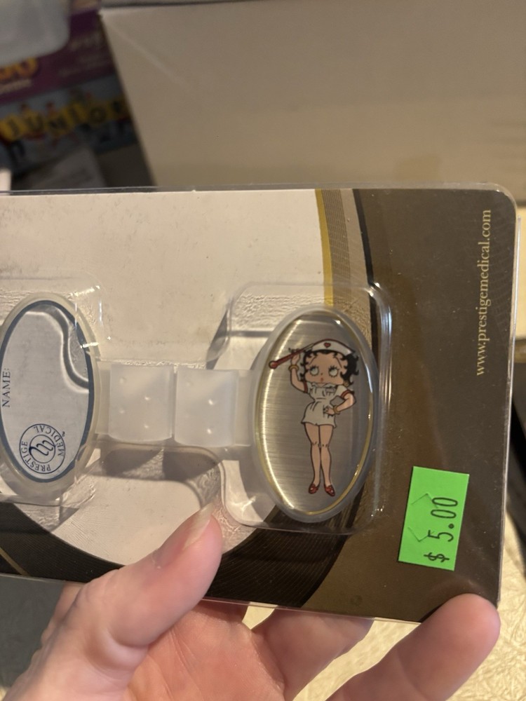Stethoscope ID tag "Betty Boop"
