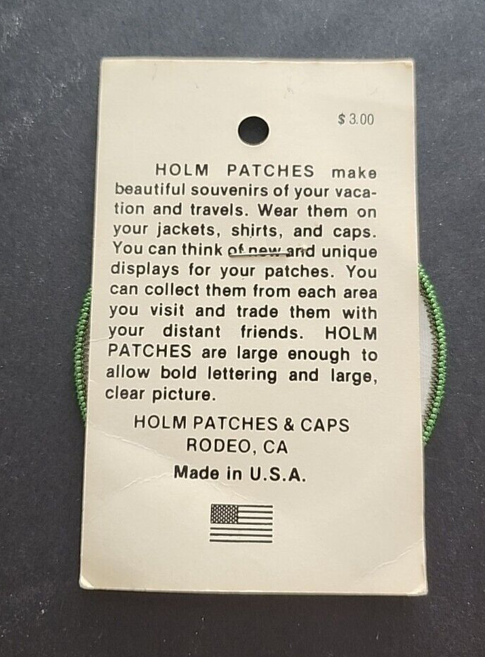 Vintage California RedWoods Patch