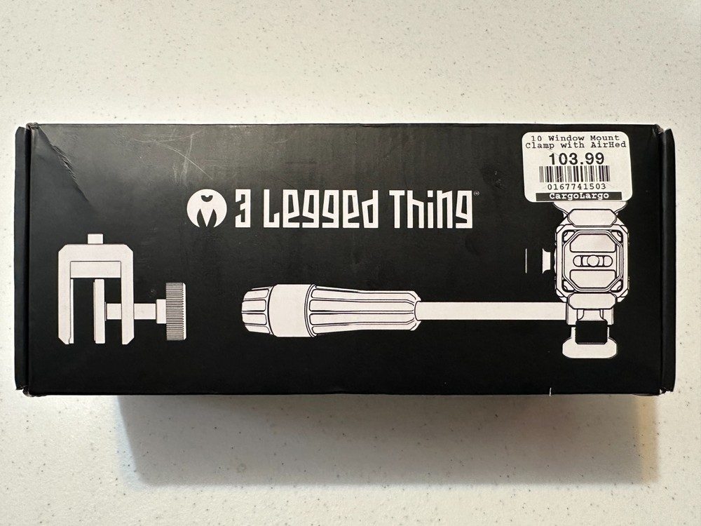 3 Legged Thing - Trinity Pan and Tilt Head + Window Clamp (Kit includes both)