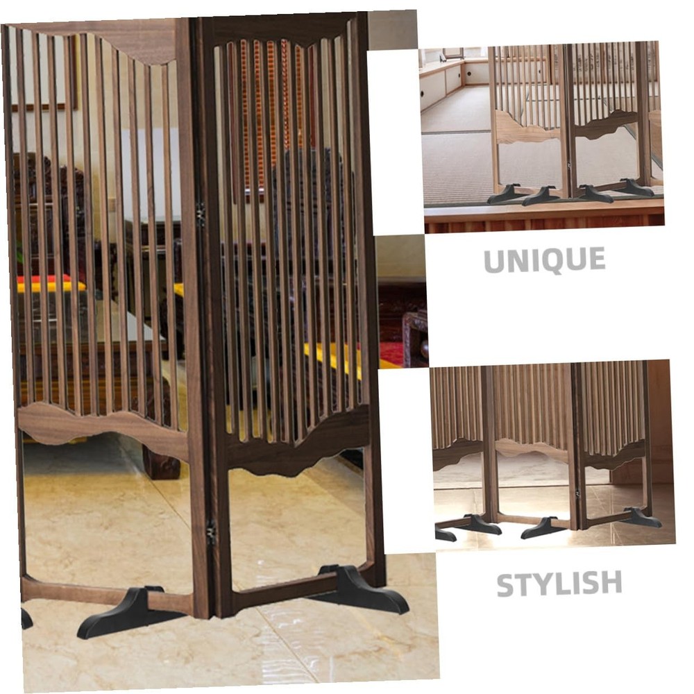 4 PCS Divider Stabilizer Feet Folding Screen Partition Base Support Clip Office