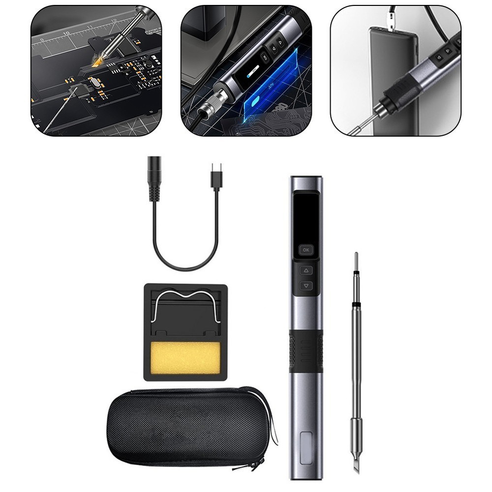 Efficient Welding Solution HS02A Smart Soldering Iron with PID Control