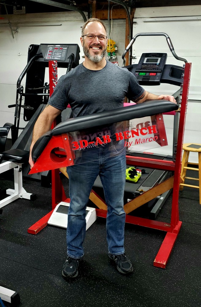 3D-AB Bench,Ab exercise. Ab bench. Core. Strength training. Crunch. Abdominal