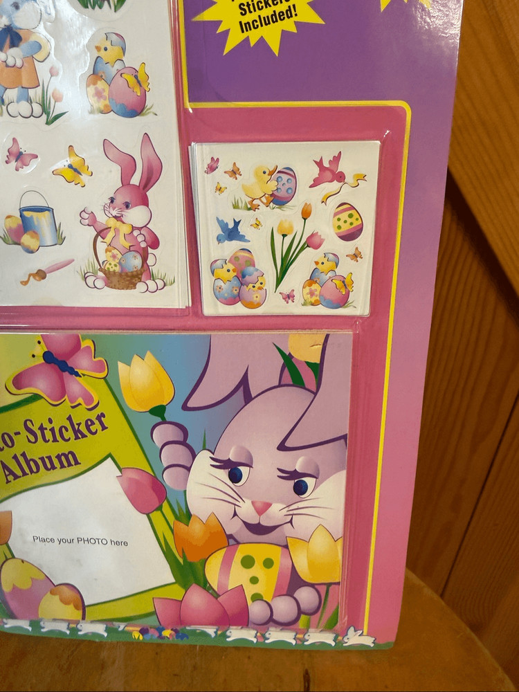 Vintage Stickers Easter Unlimited Easter Bunny Rabbit Sticker Pack (6573)