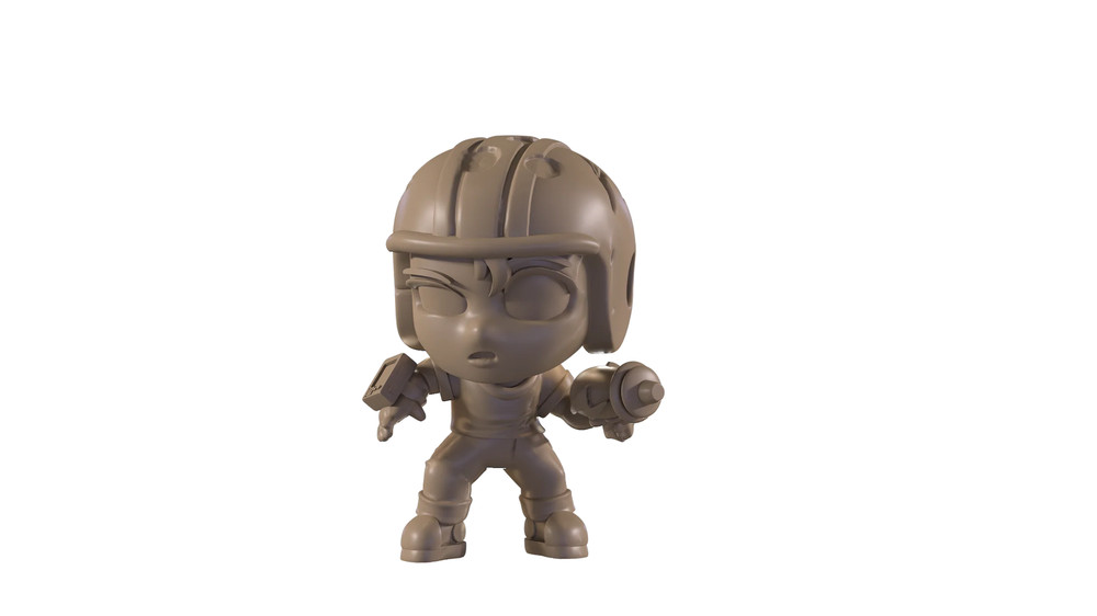 Capsule Chibi - Keen Guy & Alien Dude
