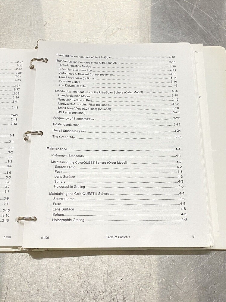 HunterLab Universal Software Version 3.1 - Users Manual / Instructions