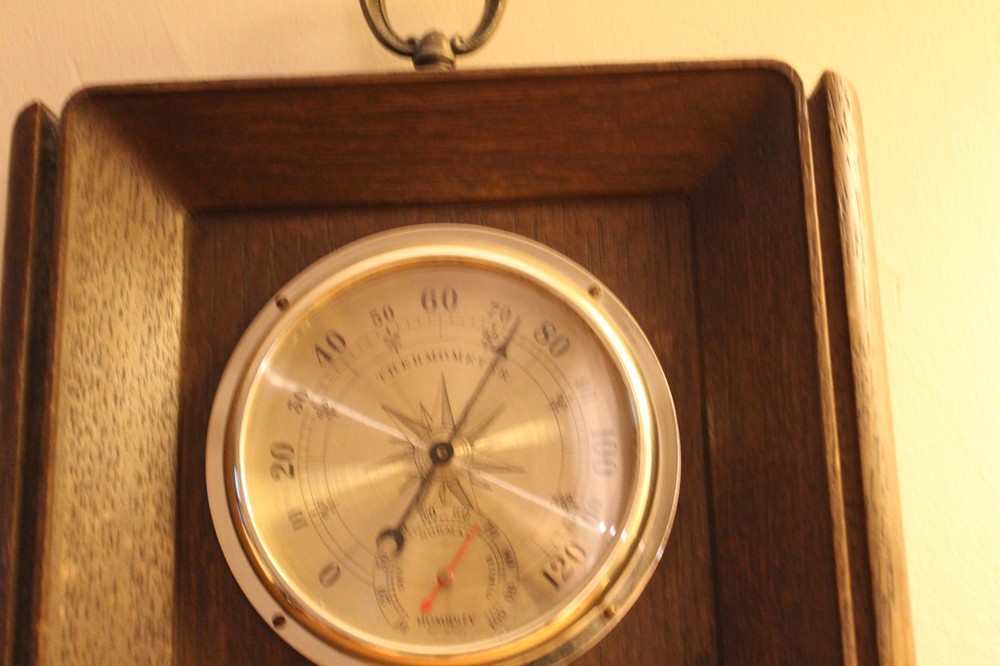 Vintage Springfield Two Barometer Weather Station