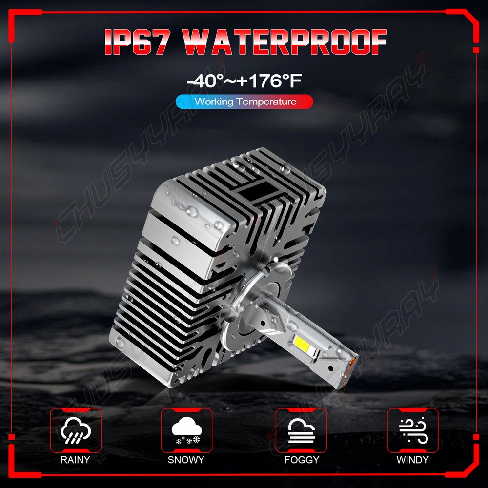 LED Headlight Bulb for Chevy Silverado 1500 2016 2017 2018 High Low Beam 38000LM