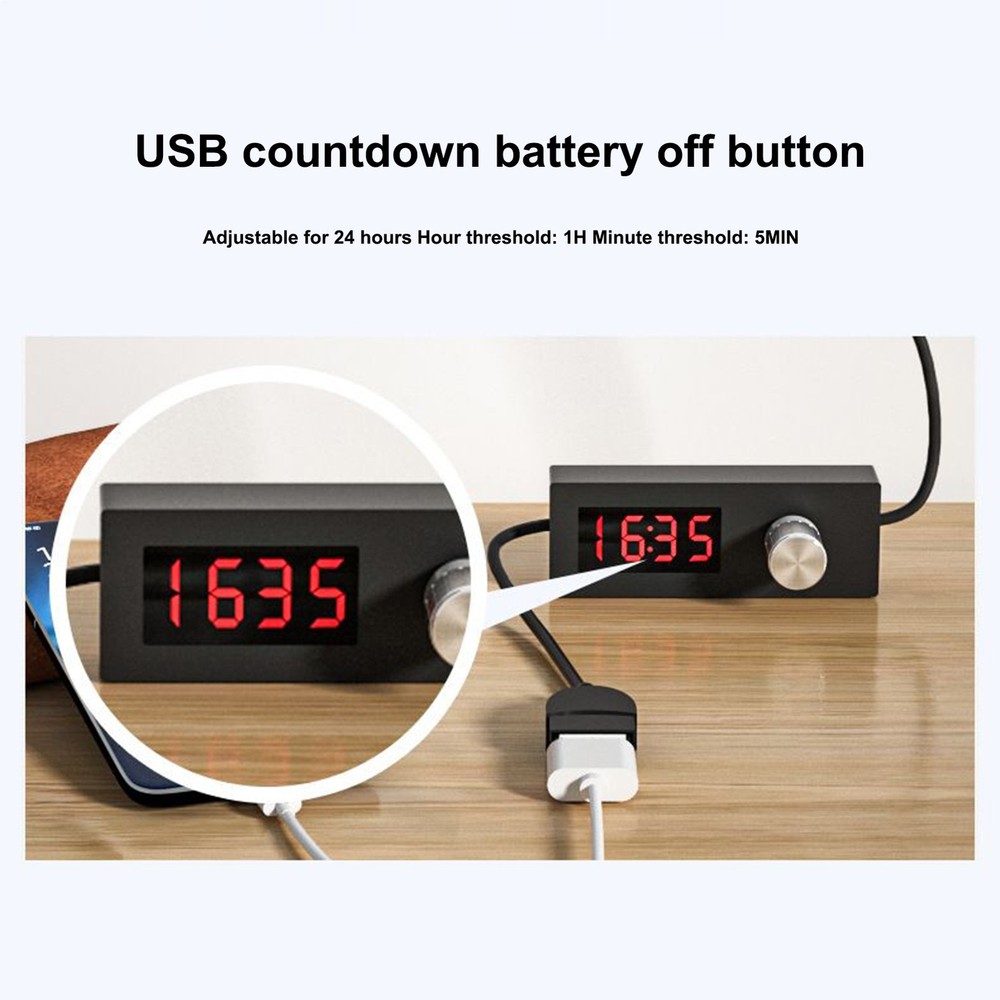 Turbo Timer For Engine Adjustable Timing Energy-off Switches Eco