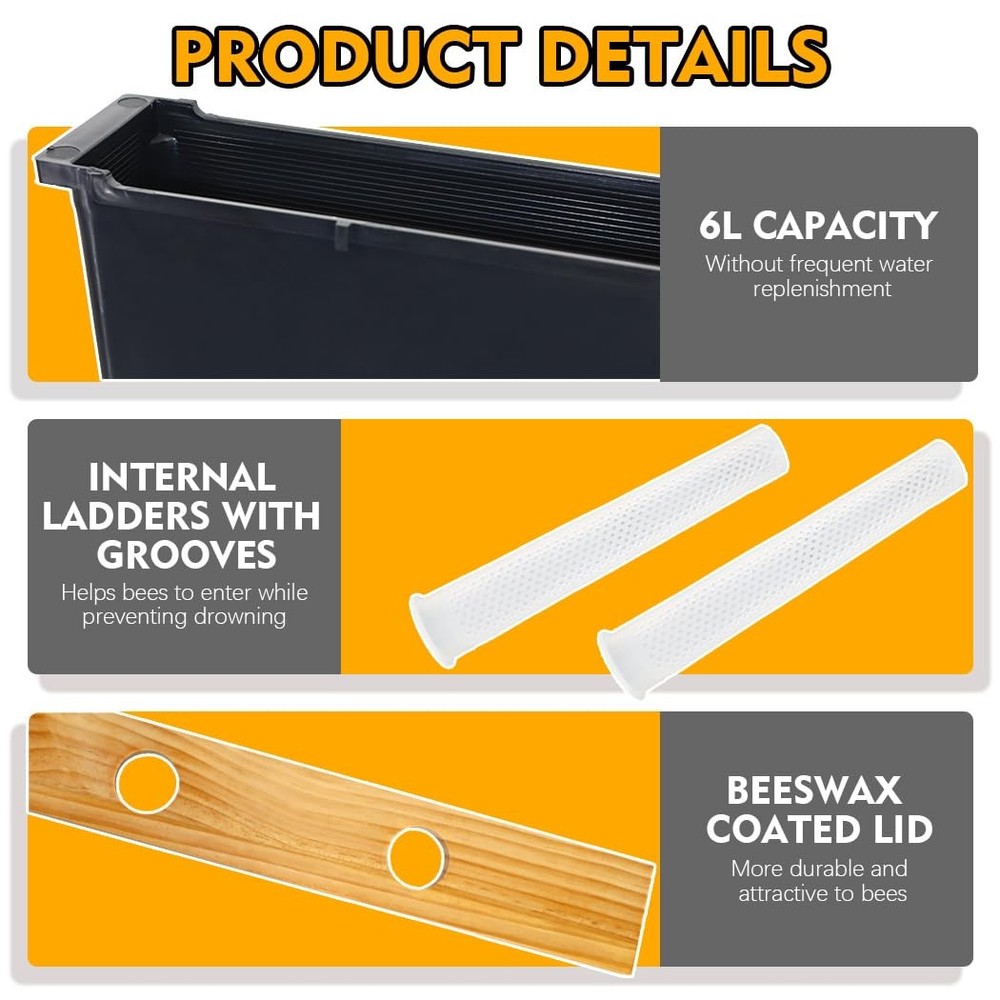 Bee Pro Frame Feeder Deep Hive Water & Syrup Internal Feeder Beekeeping Tool