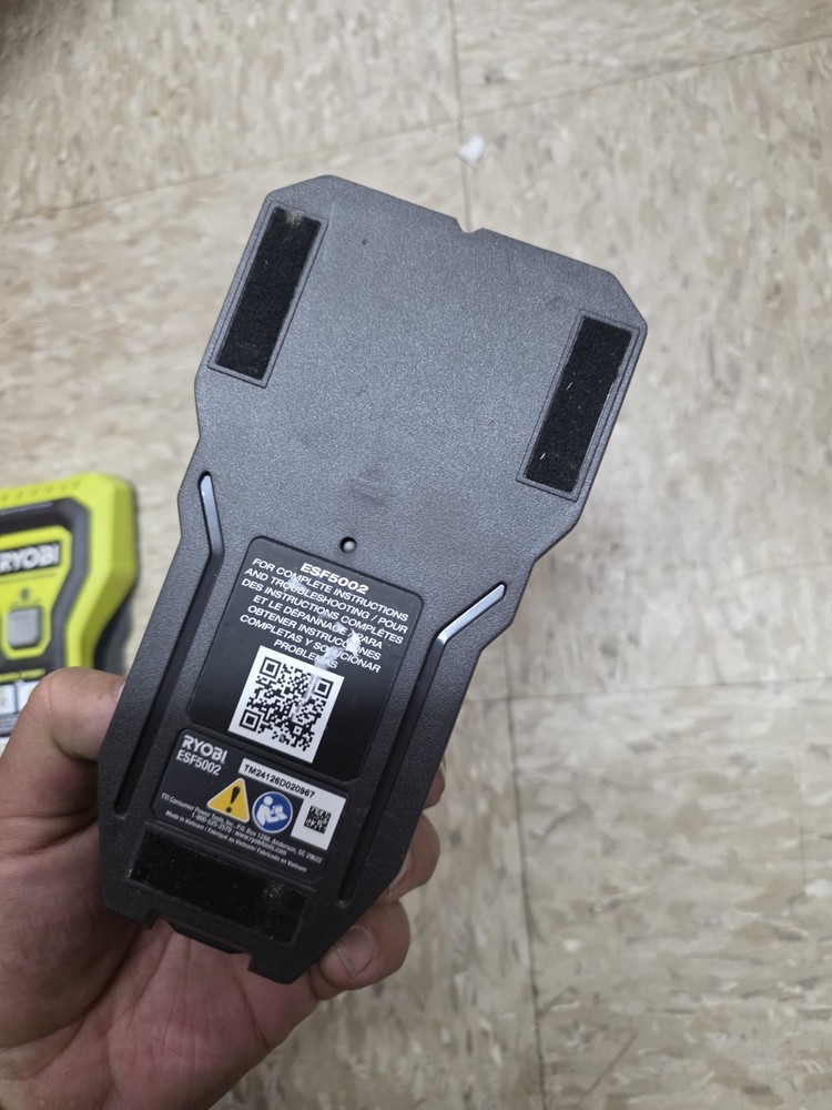 RYOBI ESF5002 Whole Stud Finder Auto Depth Scan Tech Hand-Held Multiple LED
