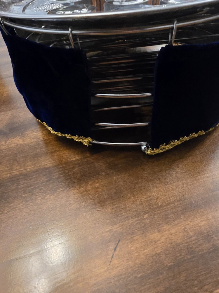 12in 3 Tier Passover Seder plate /compendium