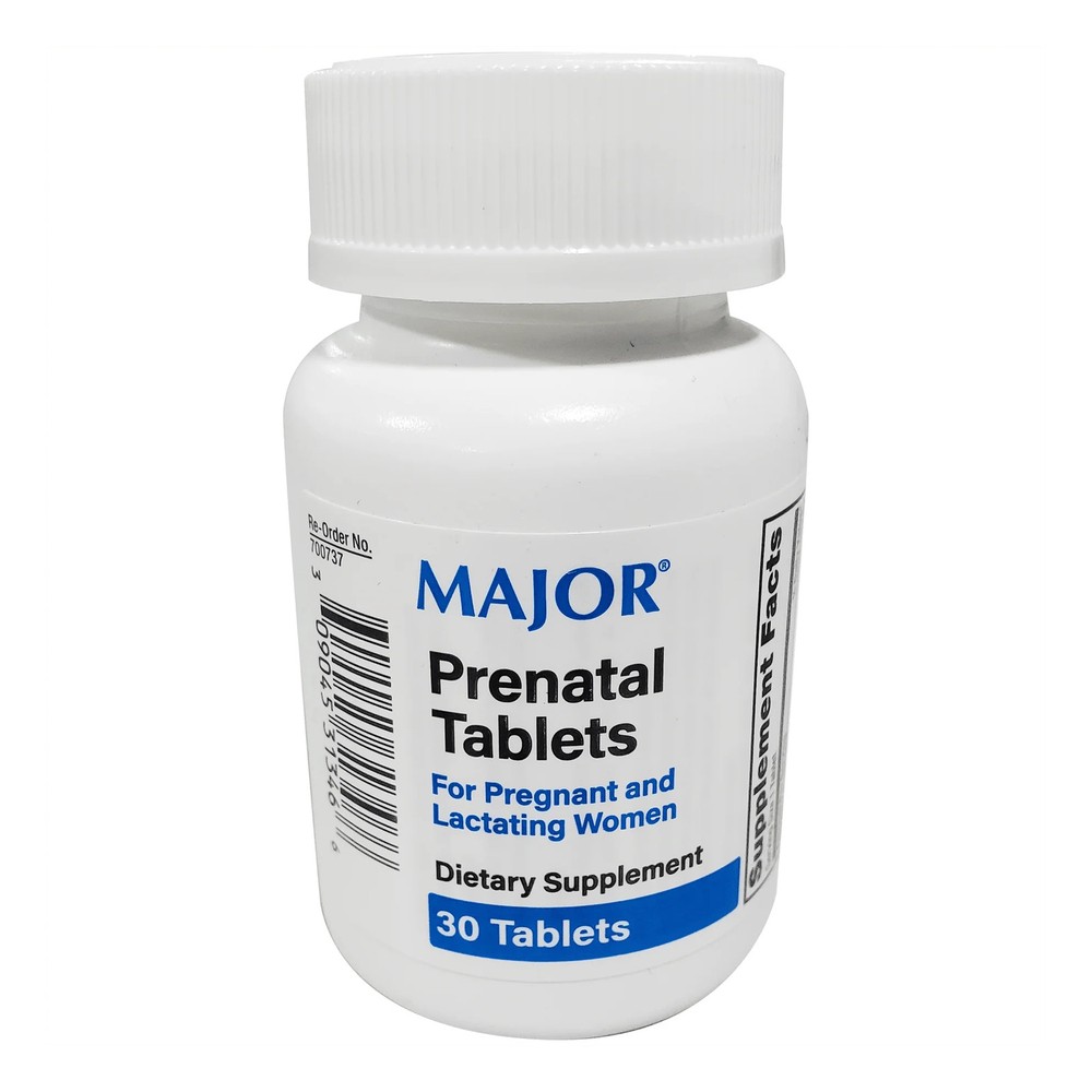 Major Prenatal Vitamin Supplement, 30 tablets