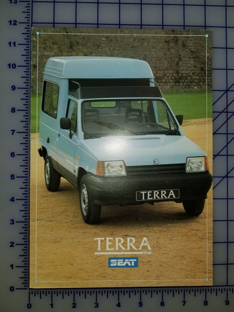 1989 Seat Terra Brochure Folder German