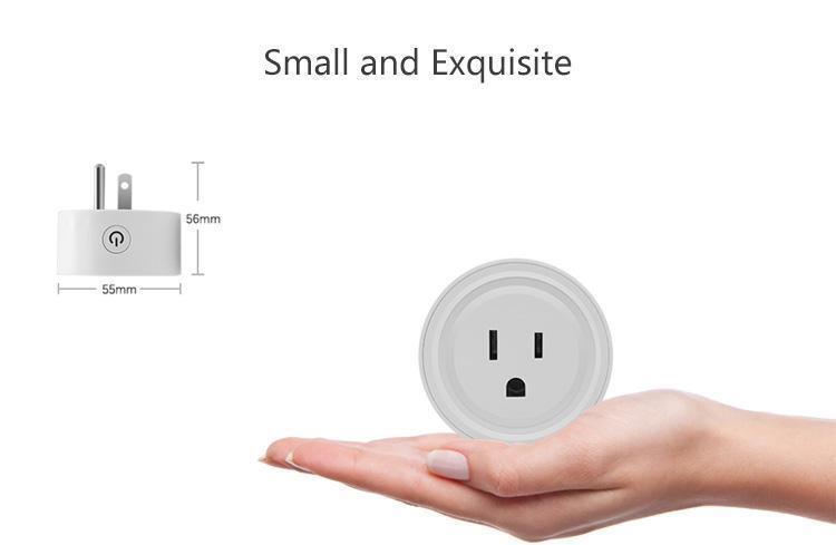10A Smart Plug WiFi Smart Socket App Remote Outlet Switch for Echo Alexa Google