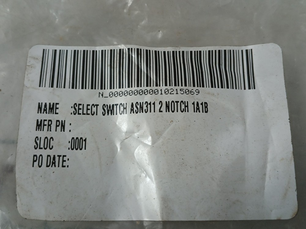 IDEC ASN311 Selector Switch