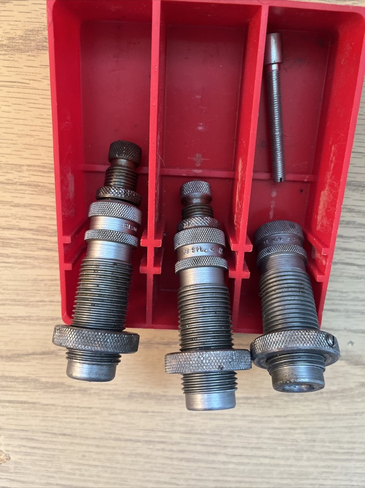 C H RELOADING DIE SET .38 SPECIAL