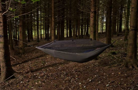 Snugpak Jungle Hammock with Built in Net - Olive/Multi Terrain Pattern