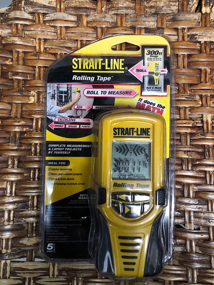 STRAIT-LINE 6041400CD Electronic Rolling Tape 300ft range