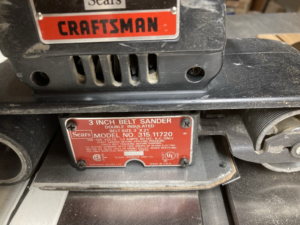 Vintage Craftsman Belt Sander