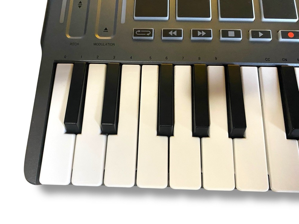 Donner DMK25 Spacline MIDI Keyboard Controller 25 Mini Key Portable USB-C Tested