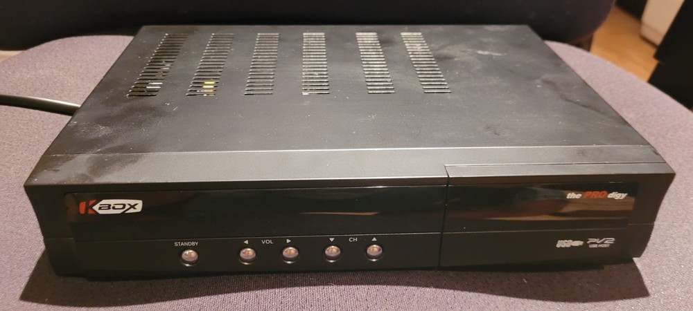 KBox ProDigy Satellite receiver + Adapter + Remote