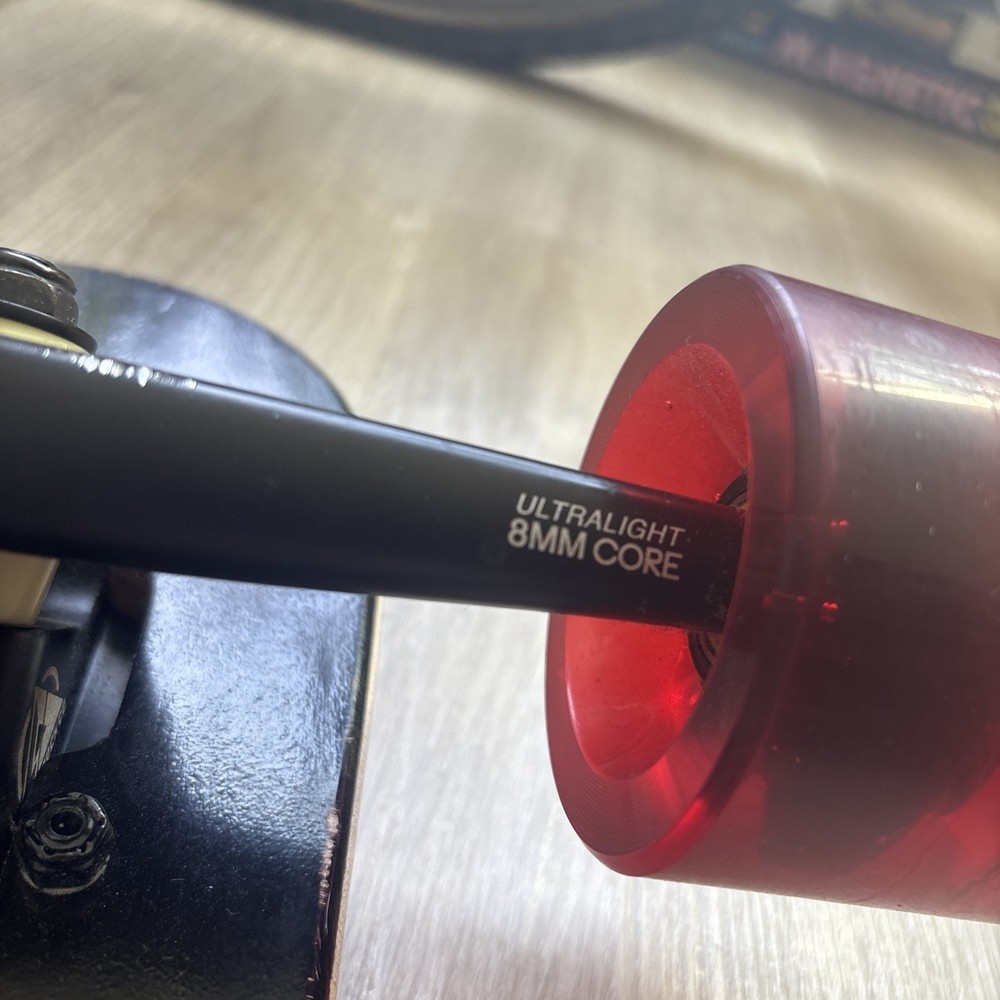 DB Phase 38" Complete Longboard Red and Black With Cloud Ride Wheels