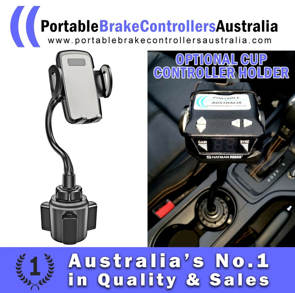Portable Electric Brake Controller with Adjustable Controller Holder Mount