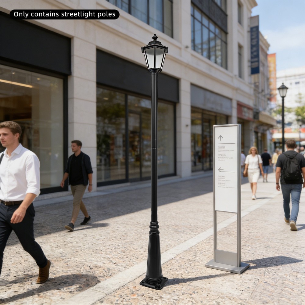 Light Post Split-Type Light Post Outdoor Light Post Top Globe Iron