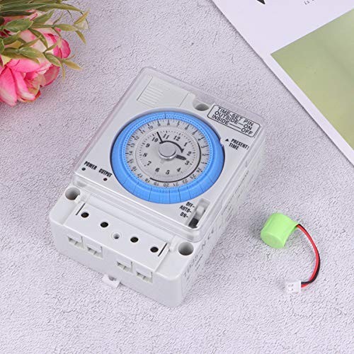 Mechanical Timer Switch for Home Kitchen 48Vac/Dc Wall Countdown Clock Analog