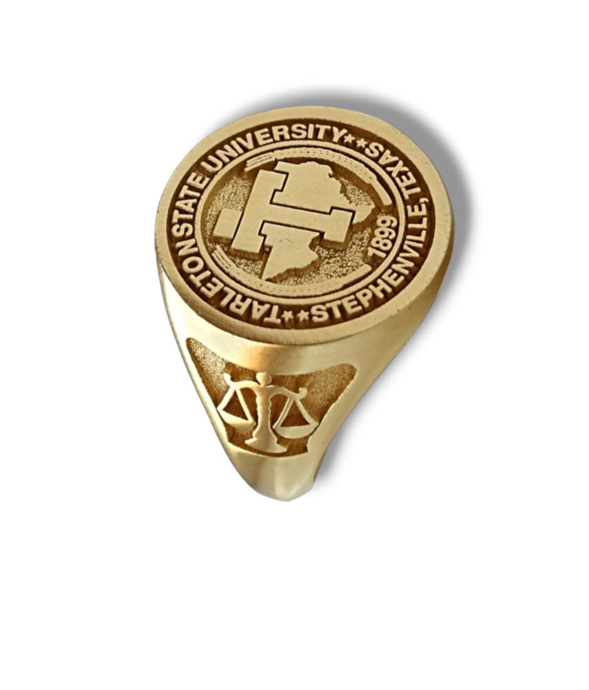 Tarleton State University Class Ring 2023 – Gold Finish Graduation Ring, Stephen