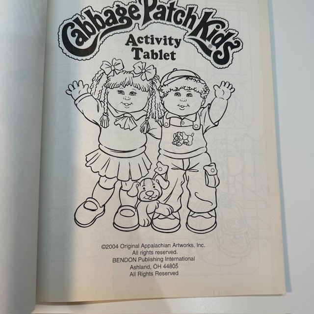 Cabbage Patch Kids Coloring & Activity Book 2004