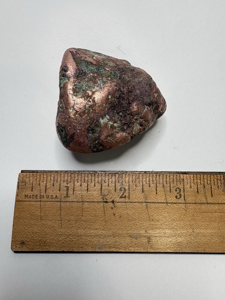 Pure Solid Native Michigan Float Copper Mineral Display Specimen Upper Peninsula
