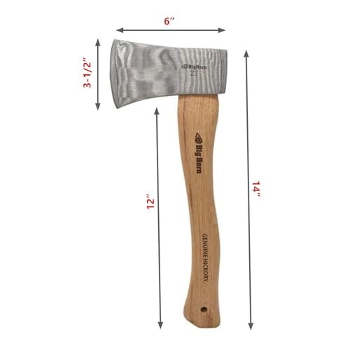 15142 21 Oz Hatchet Axe with Hickory Handle