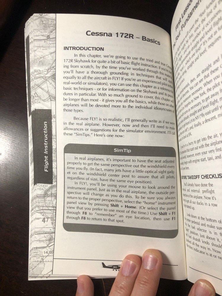 FLY! Pilot Handbook / User Manual - Peter Lert / Flight Simulator Manual 1999