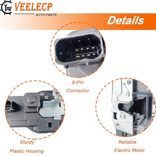 Door Lock Actuator Compatible with 2008-2014 CTS Front Right Passenger Side