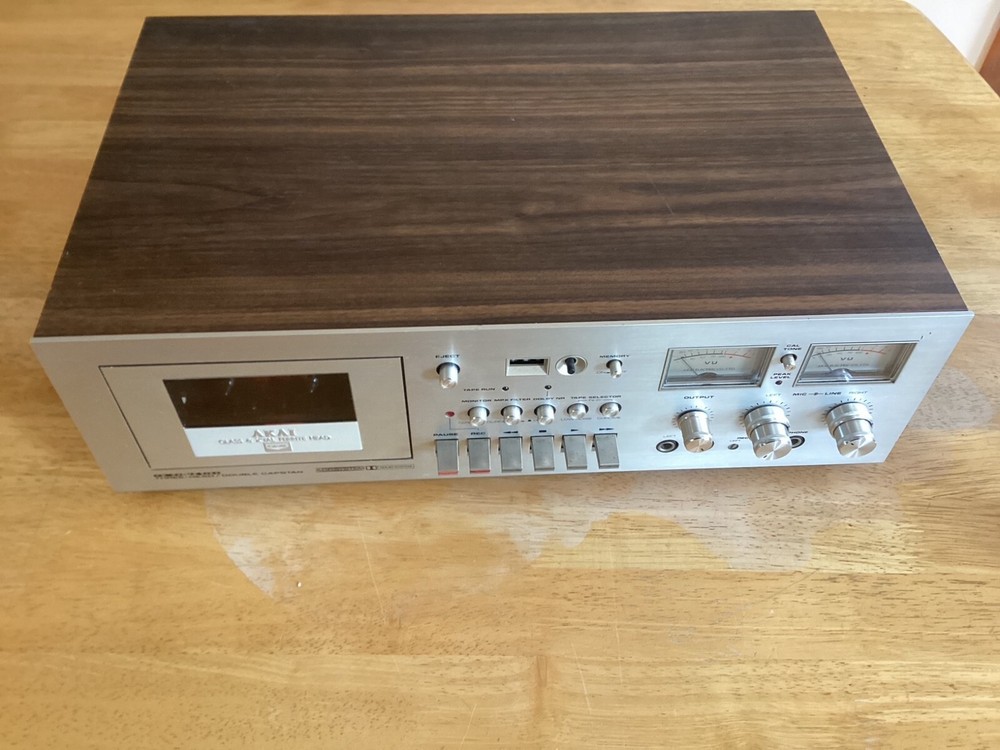 AKAI GXC-740D Cassette Deck Player Three Head/Double Capstan