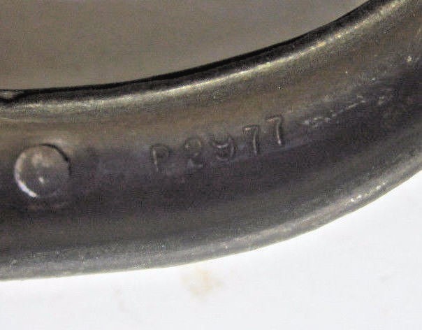 BPC P2977 1671 Large 1940s Drop Bail Pull Handle Dark Brass 5-1/4" Centers 1 MCM