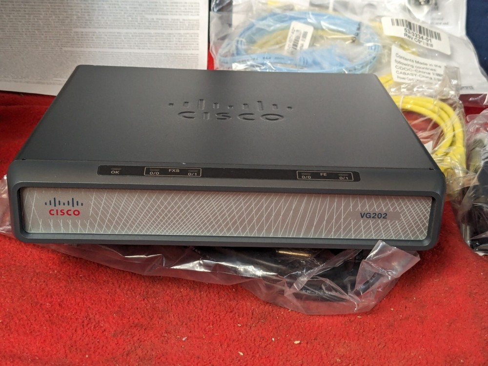 New, Open box Cisco VG202 Analog Voice Gateway VoIP