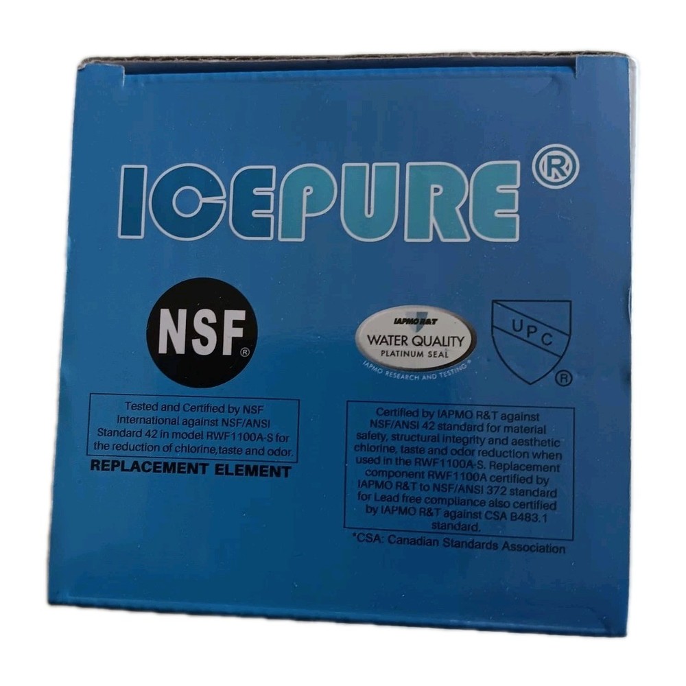 IcePure Replacement Filter RWF1100A " NEW "