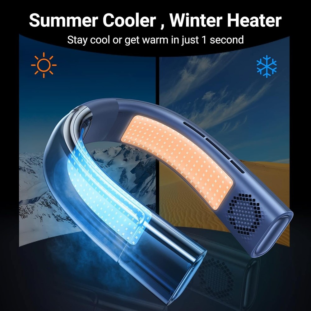 Torras COOLiFY2 Neck Air Conditioner Fan, 3 Mode, LED Design, 5000mAh