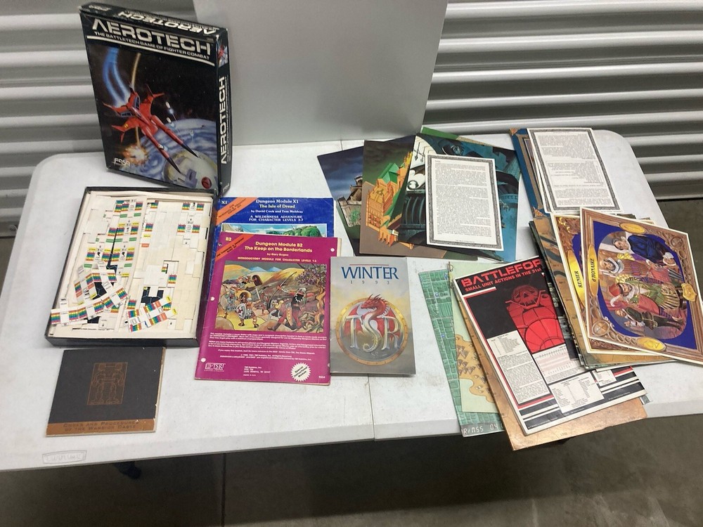 Strategy game lot D&D Robotech Dragonlance And Others